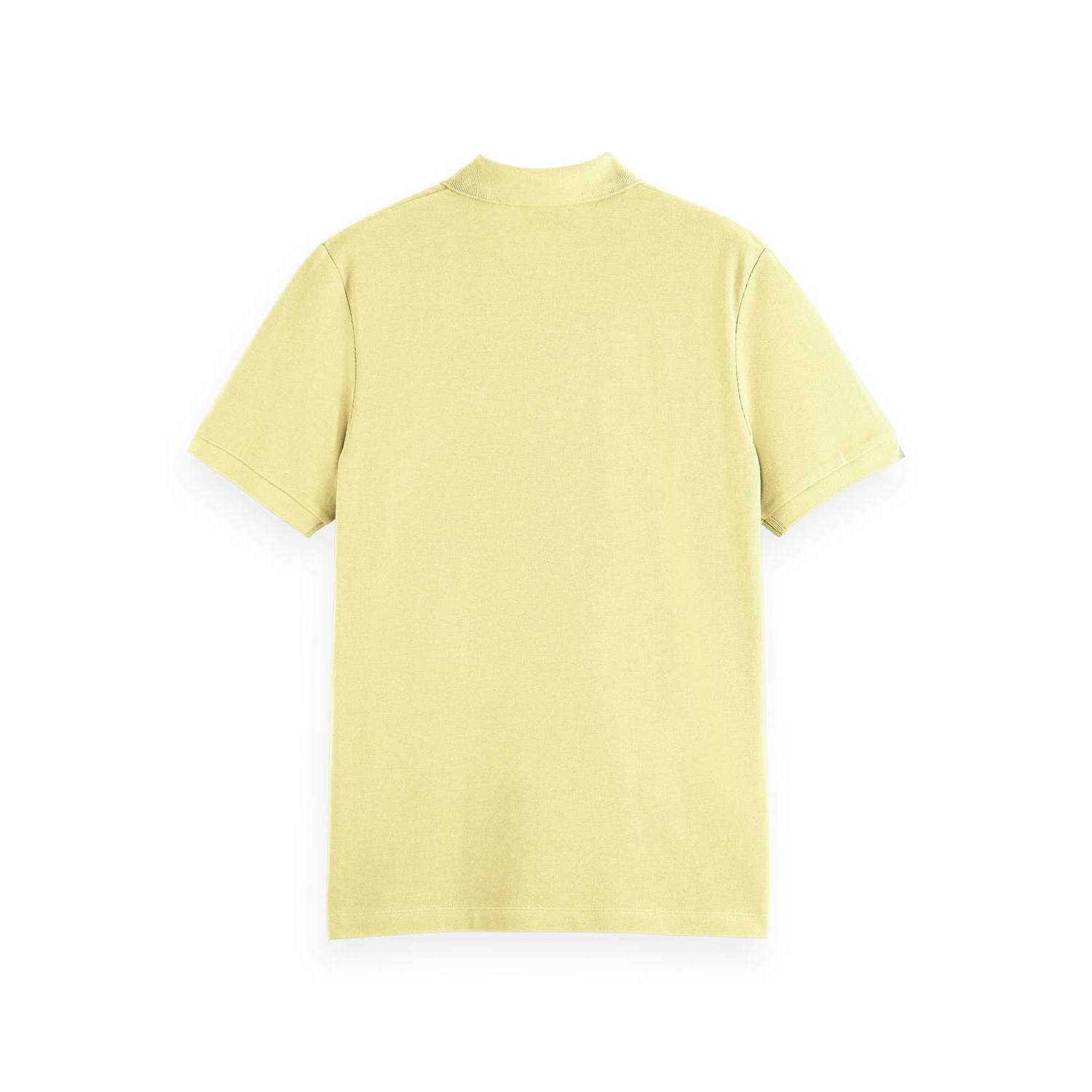 Scotch & Soda regular polo geel