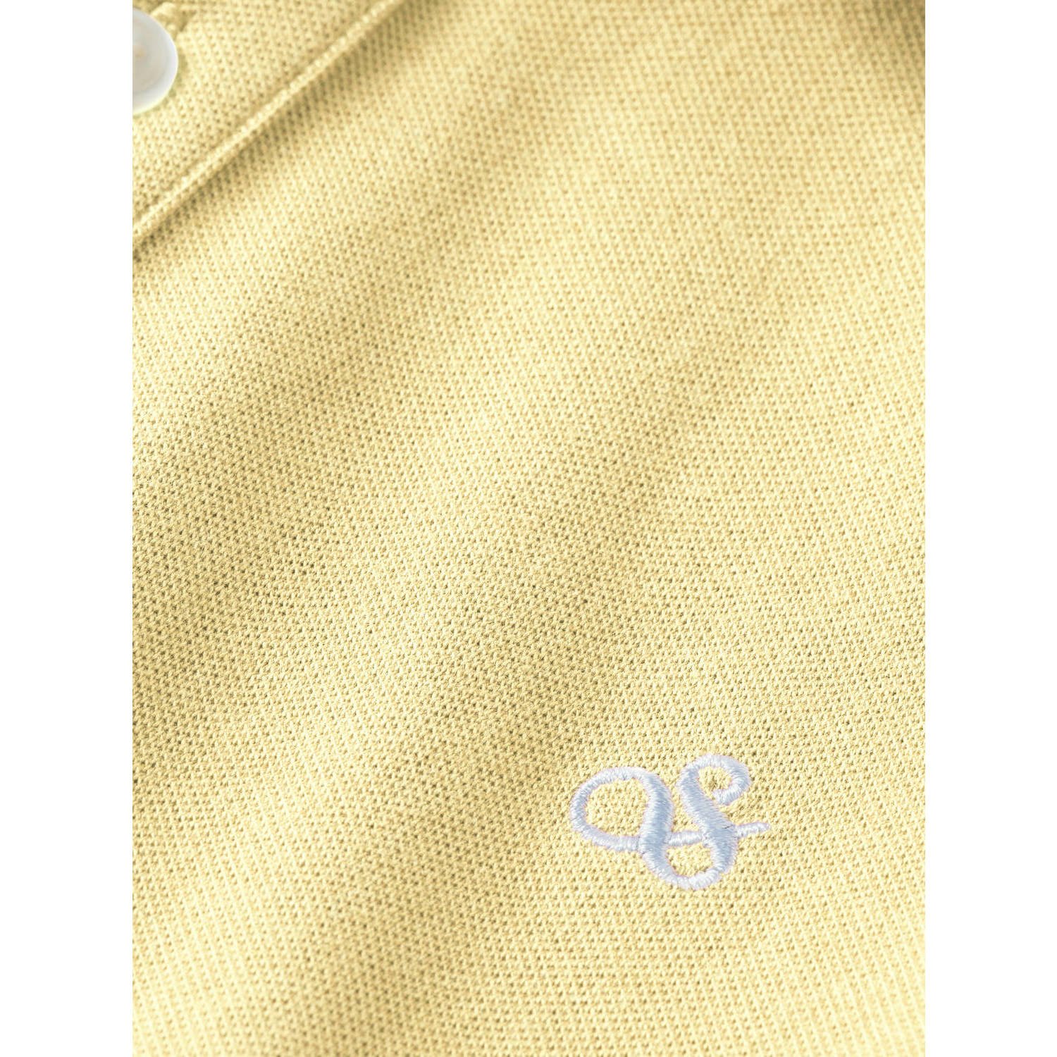 Scotch & Soda regular polo geel