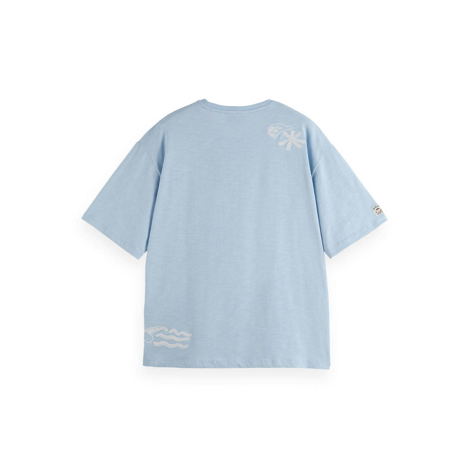 Scotch & Soda T-shirt lichtblauw