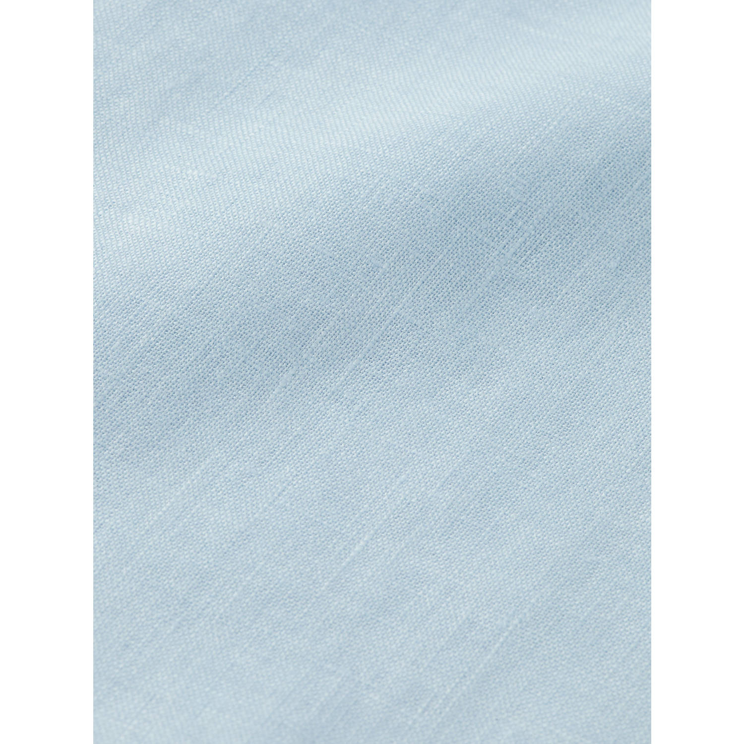 Scotch & Soda linnen casual overhemd lichtblauw