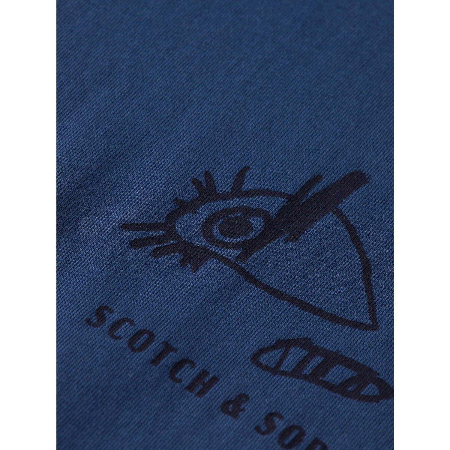 Scotch & Soda T-shirt donkerblauw