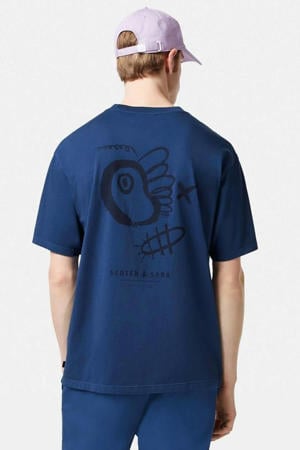 T-shirt donkerblauw
