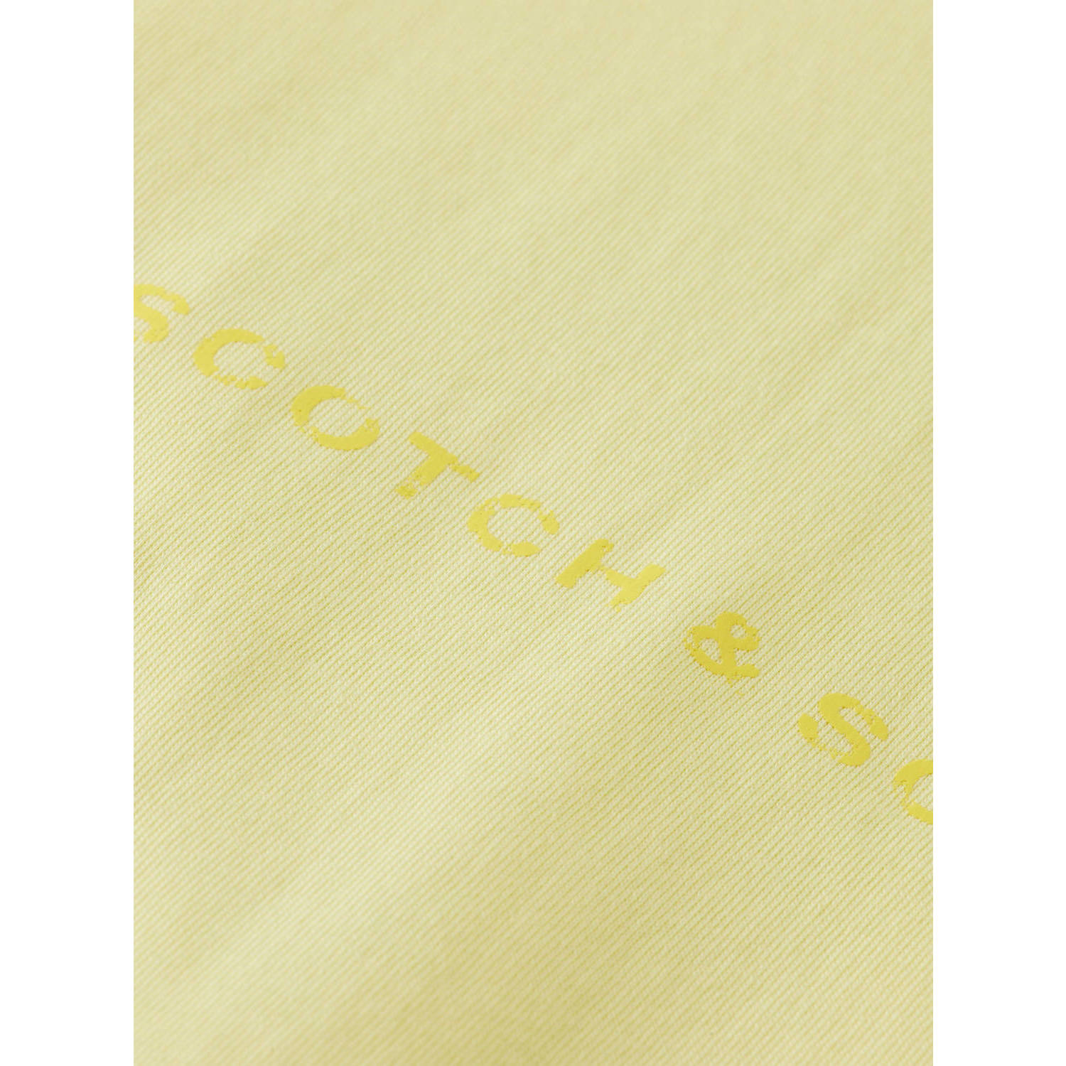 Scotch & Soda T-shirt geel