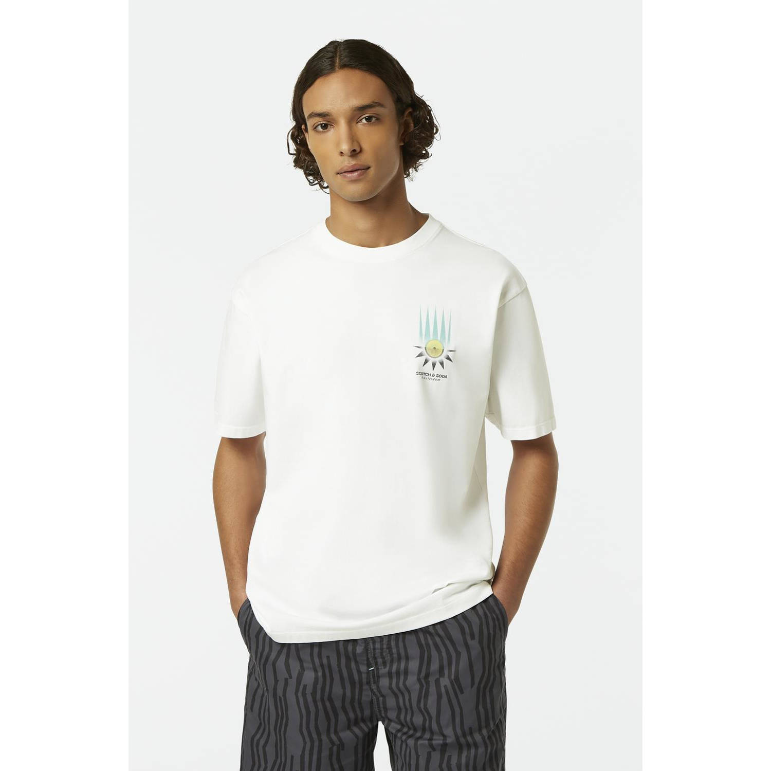 Scotch & Soda T-shirt wit
