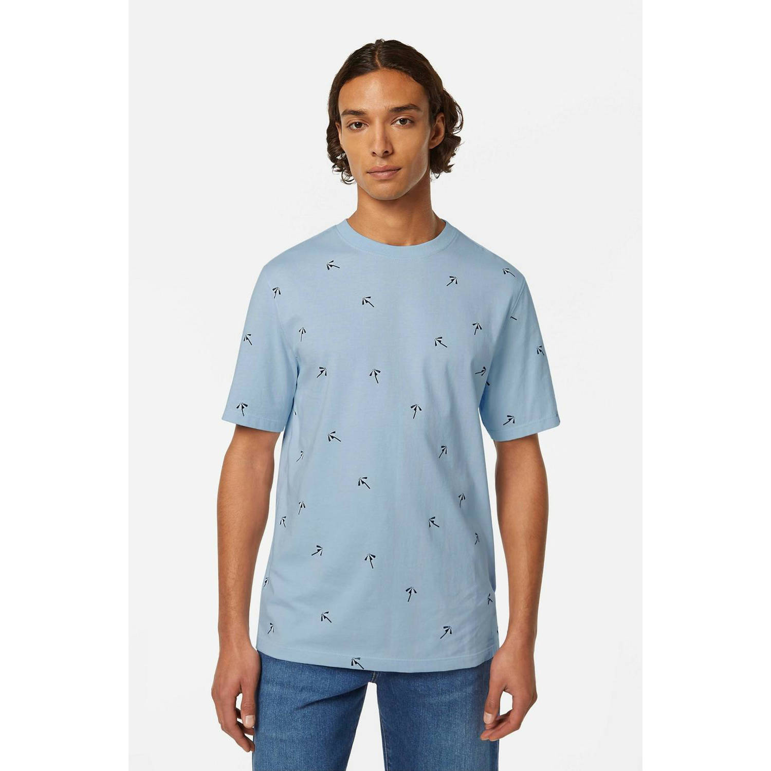 Scotch & Soda Regular fit T-shirt met motiefprints