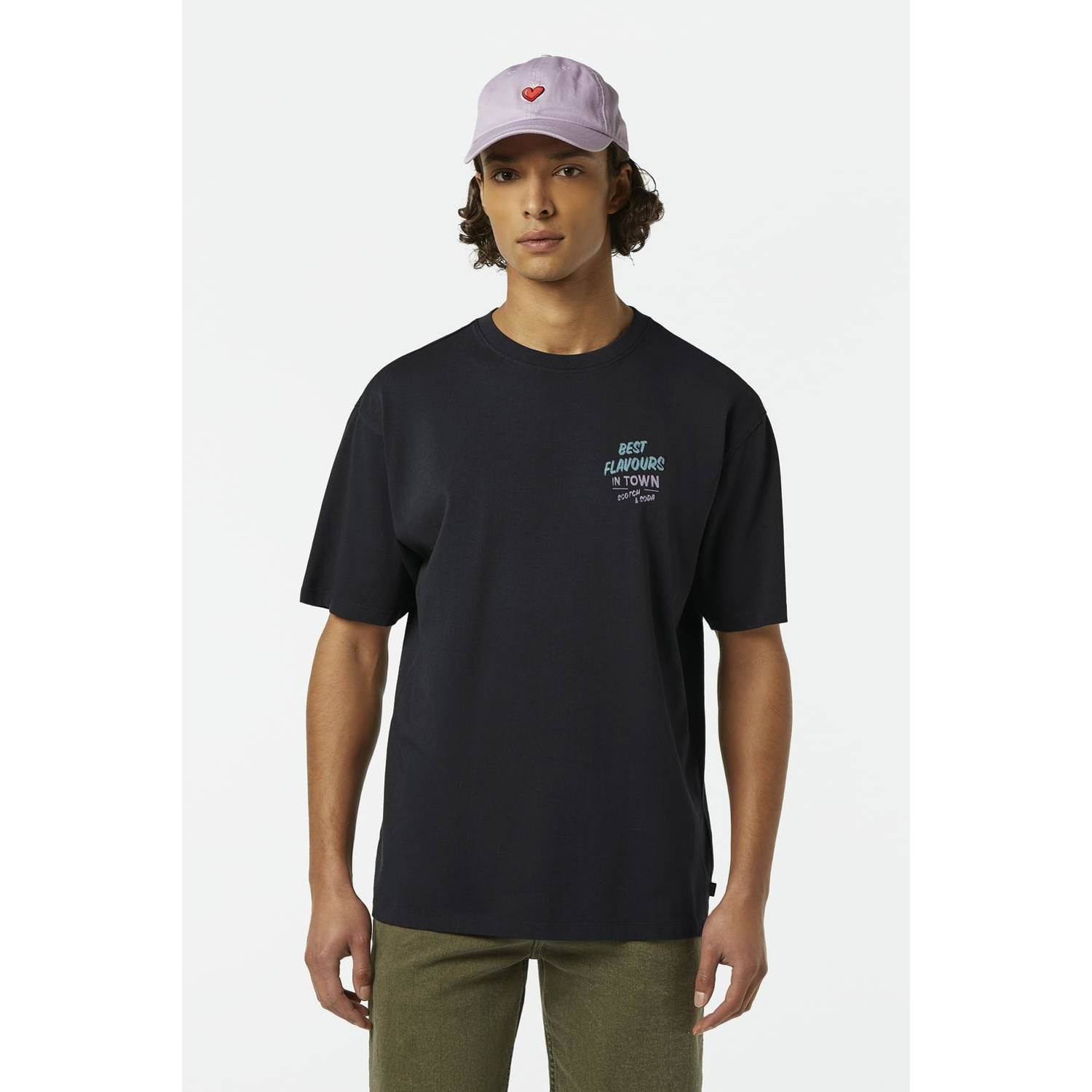 Scotch & Soda T-shirt zwart
