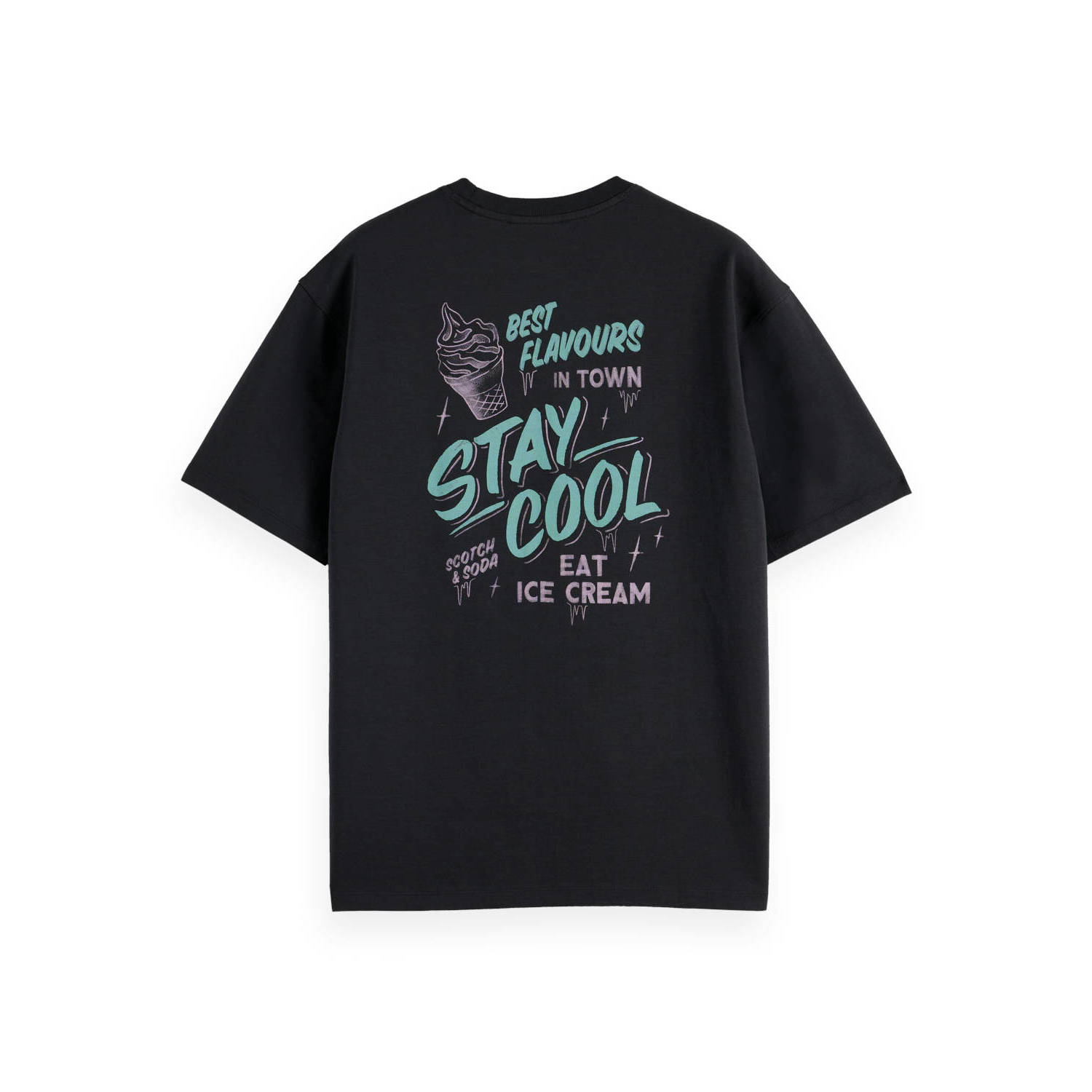 Scotch & Soda T-shirt zwart