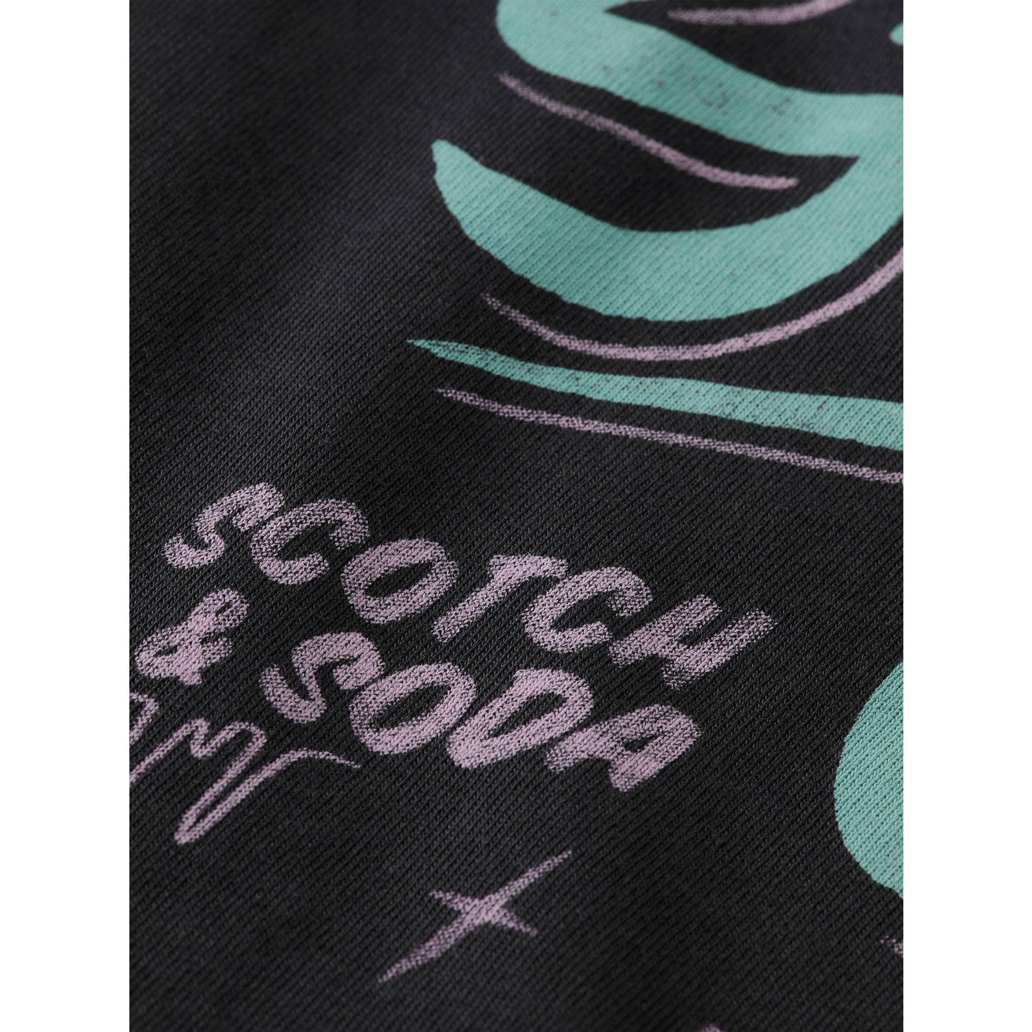 Scotch & Soda T-shirt zwart