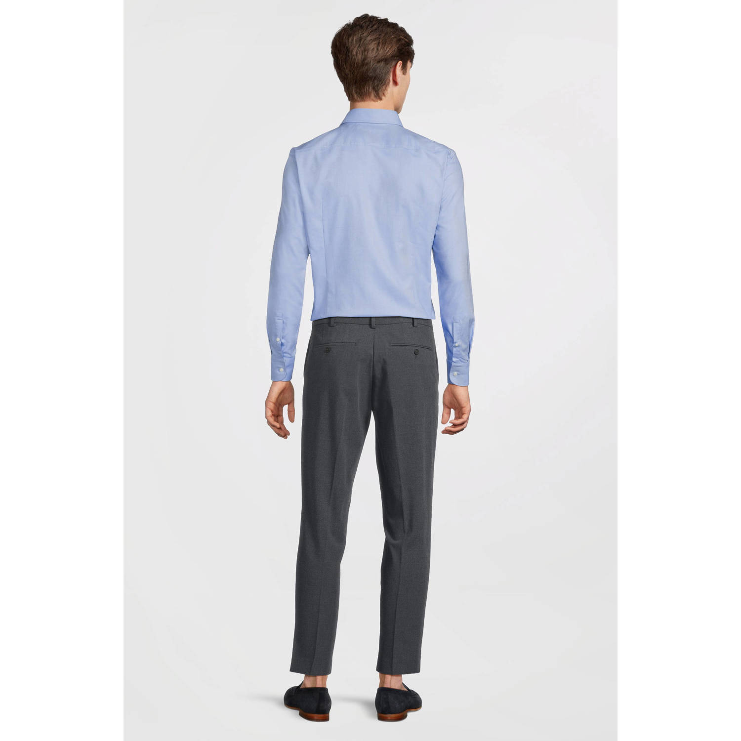 BOSS overhemd light pastel blue