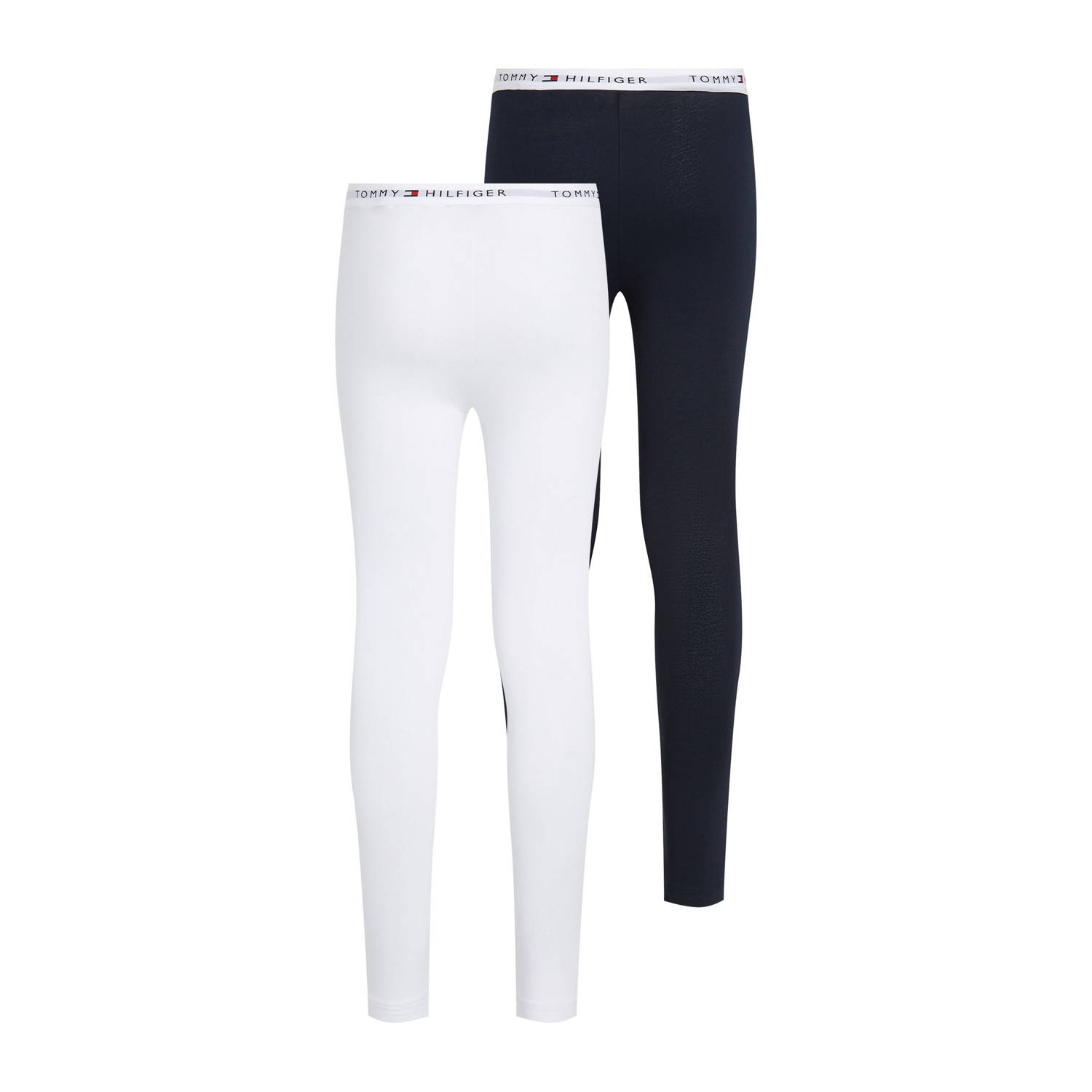 Tommy Hilfiger legging (set van 2) zwart wit
