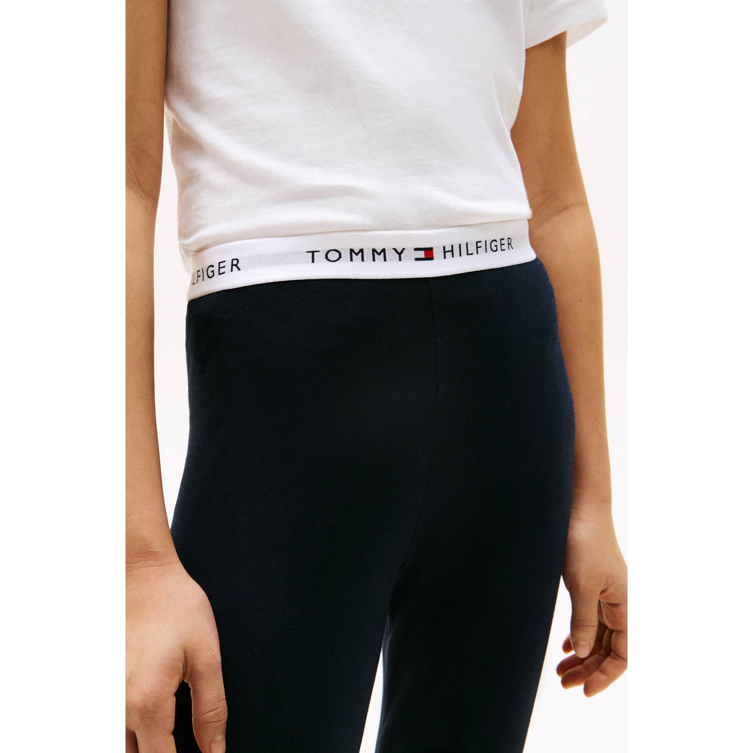 Tommy Hilfiger legging (set van 2) zwart wit