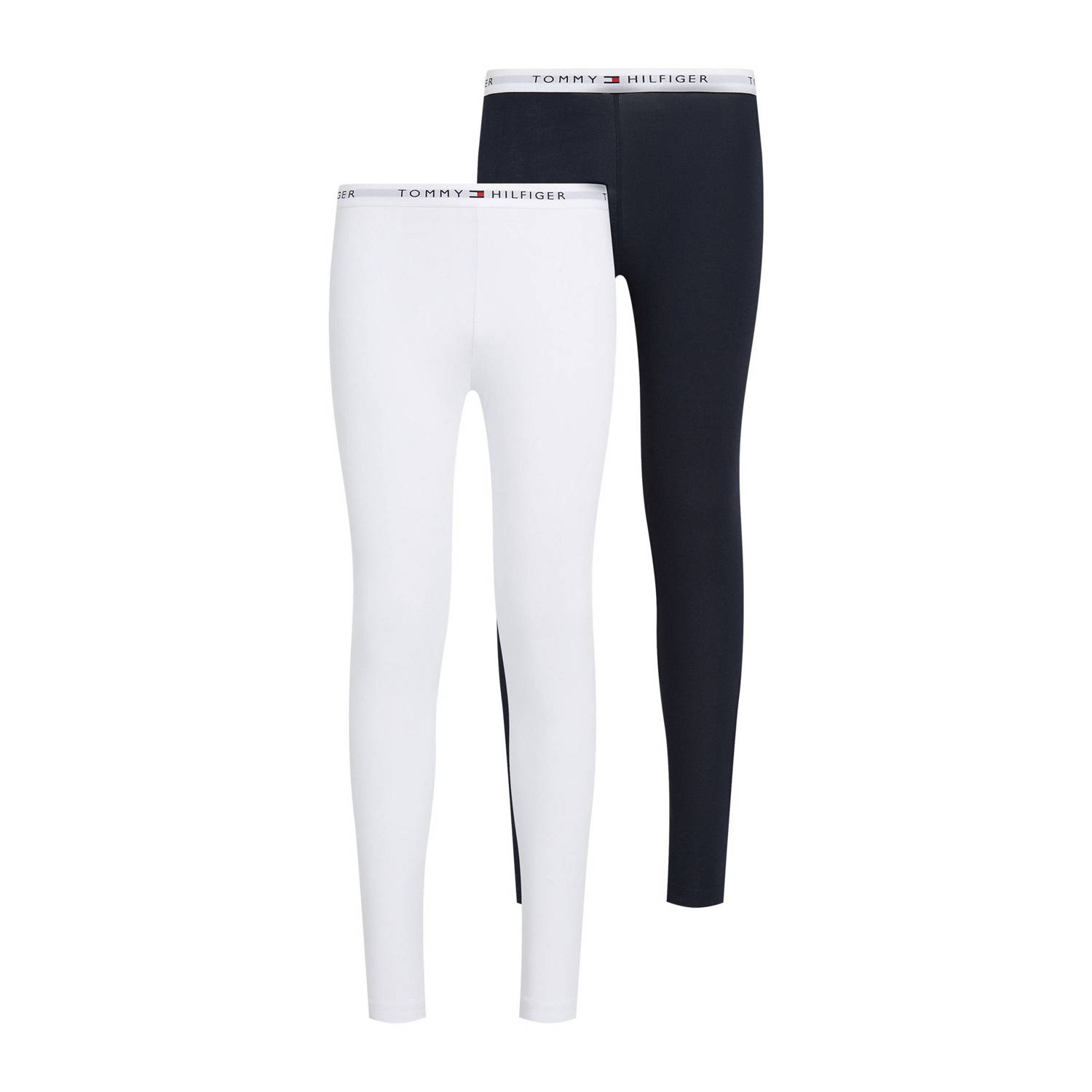 Tommy Hilfiger legging (set van 2) zwart wit