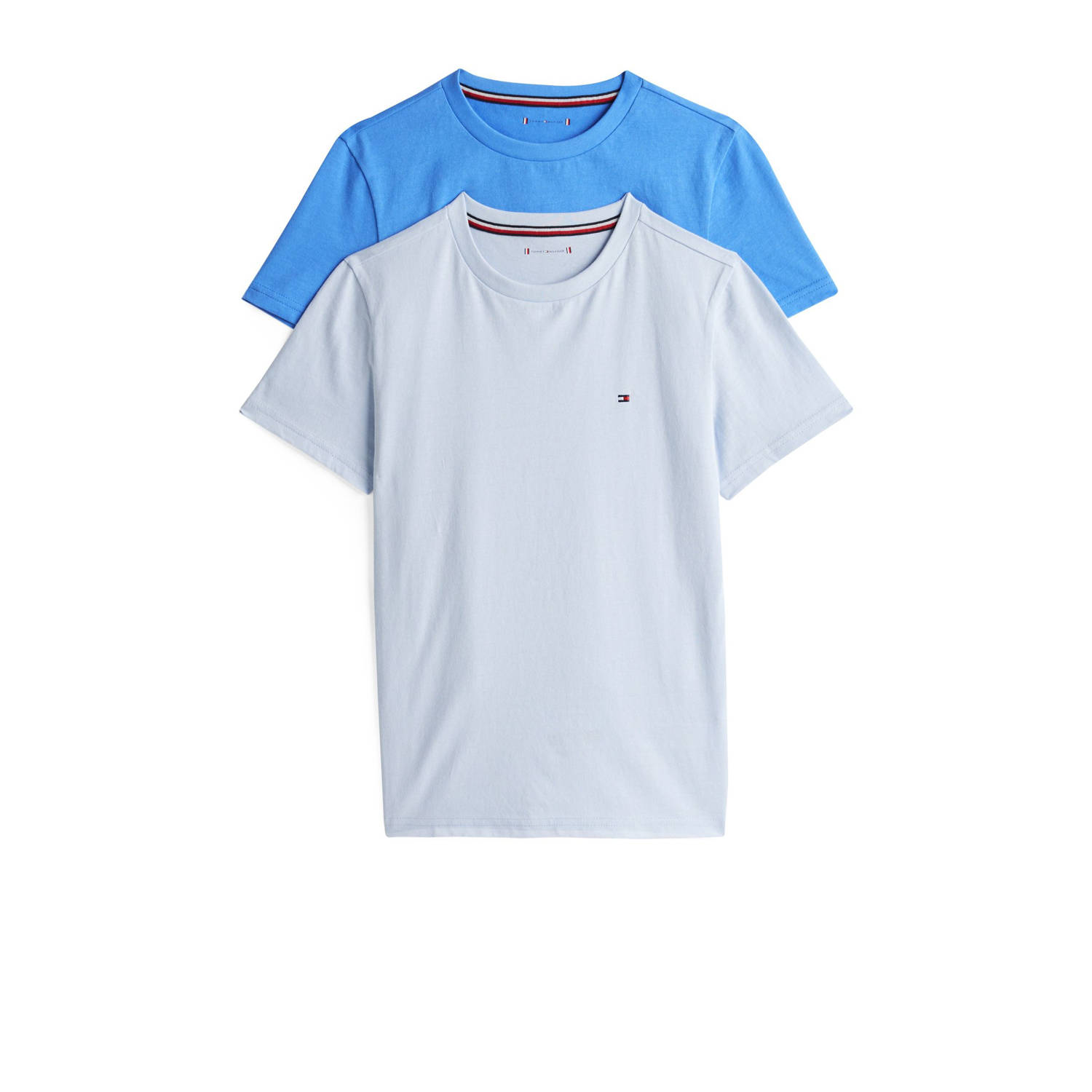 Tommy Hilfiger Underwear Shirt met ronde hals 2 PK CN TEE SS (set 2 stuks)