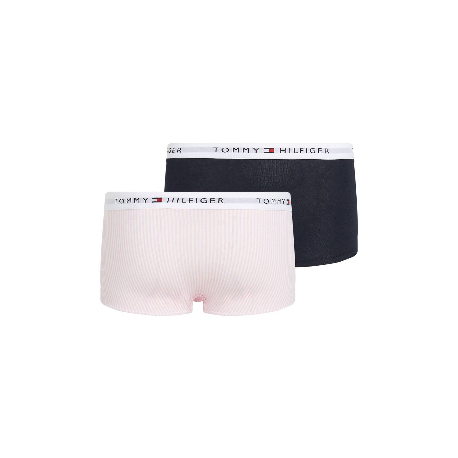 Tommy Hilfiger short (set van 2) lichtroze wit donkerblauw