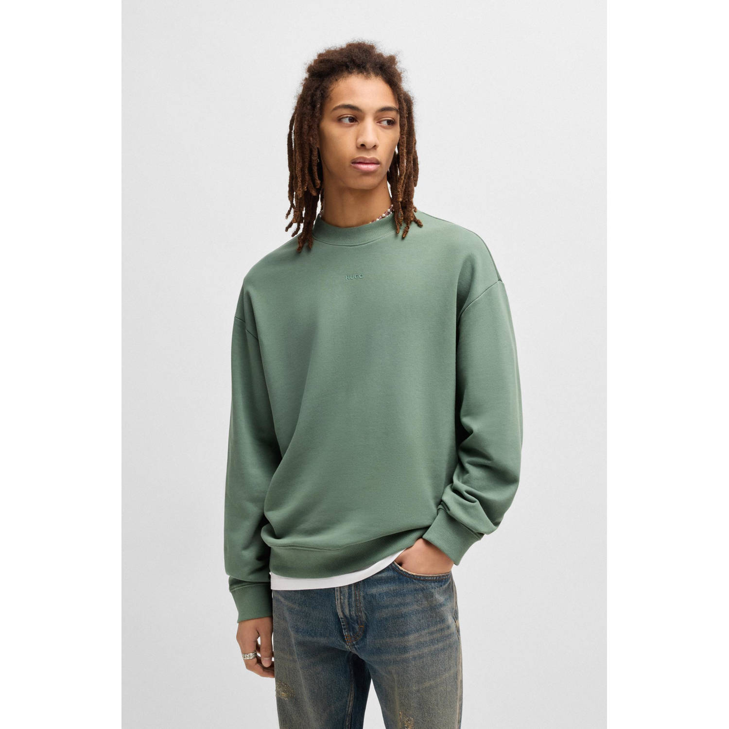 HUGO sweater groen