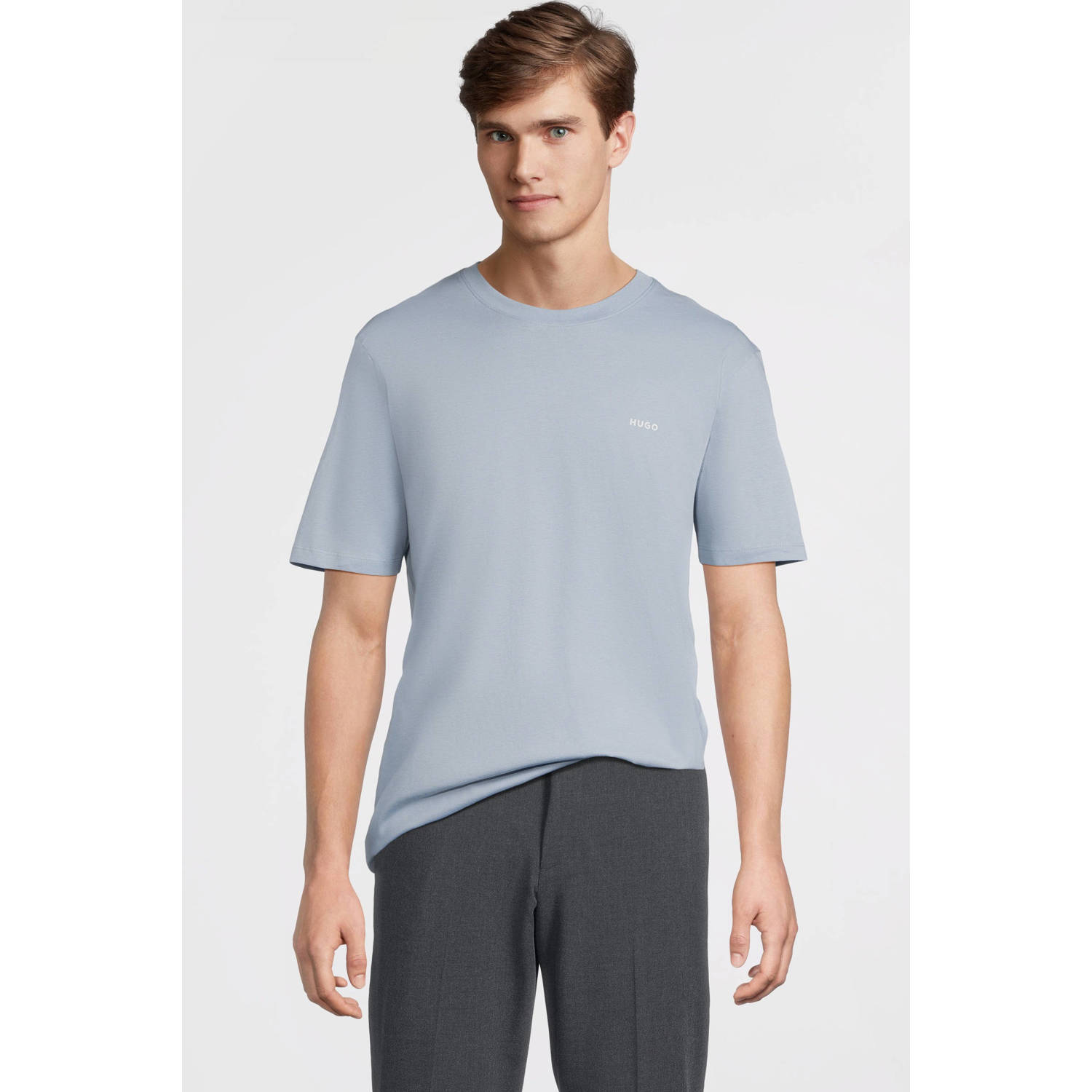 HUGO T-shirt lichtblauw