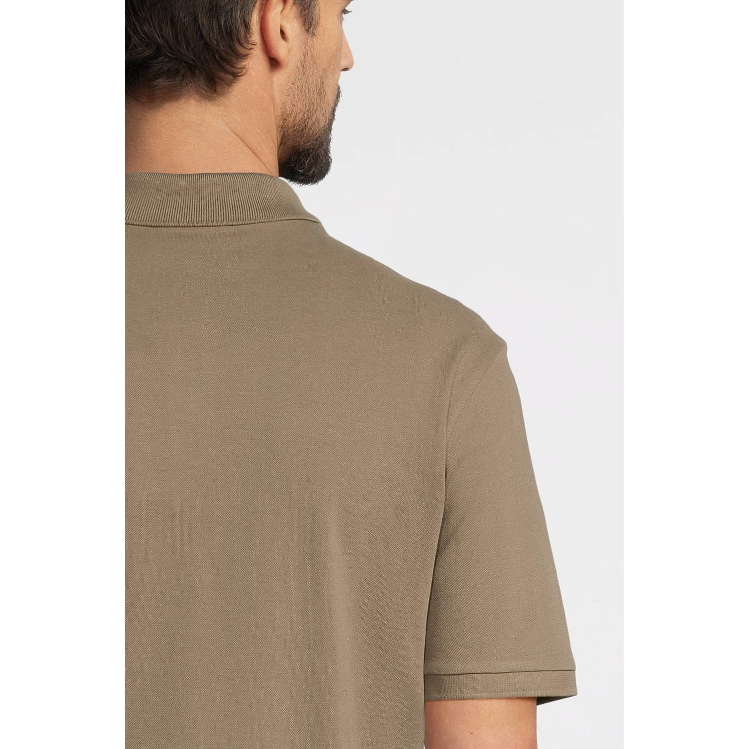 HUGO regular polo DONOS lichtbruin