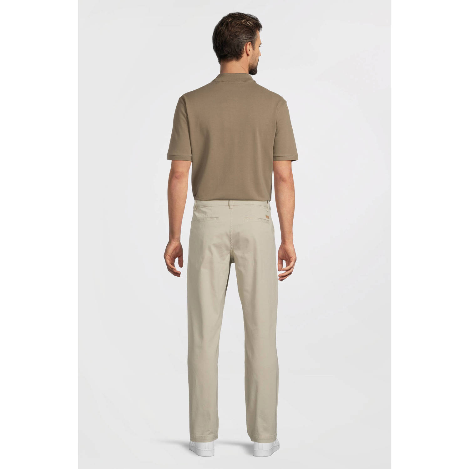 HUGO regular polo DONOS lichtbruin