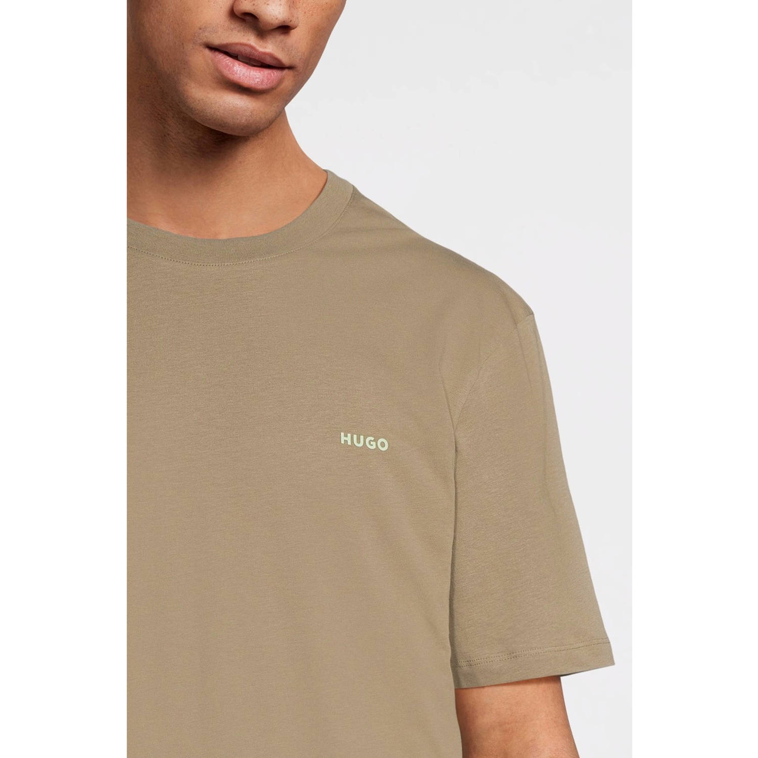 HUGO T-shirt bruin