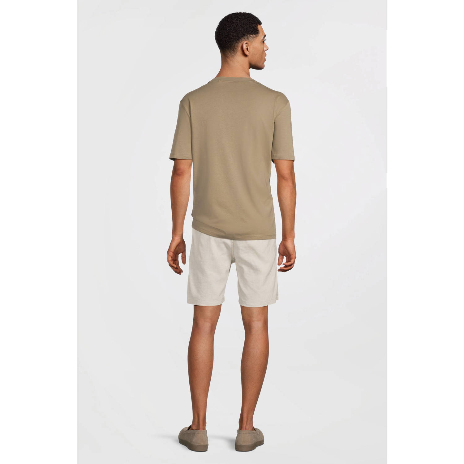 HUGO T-shirt bruin
