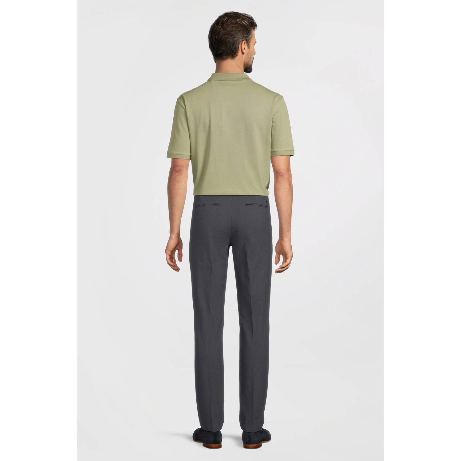 HUGO regular polo DONOS groen