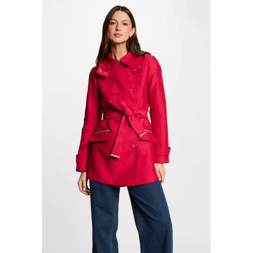 Morgan trenchcoat rood afbeelding