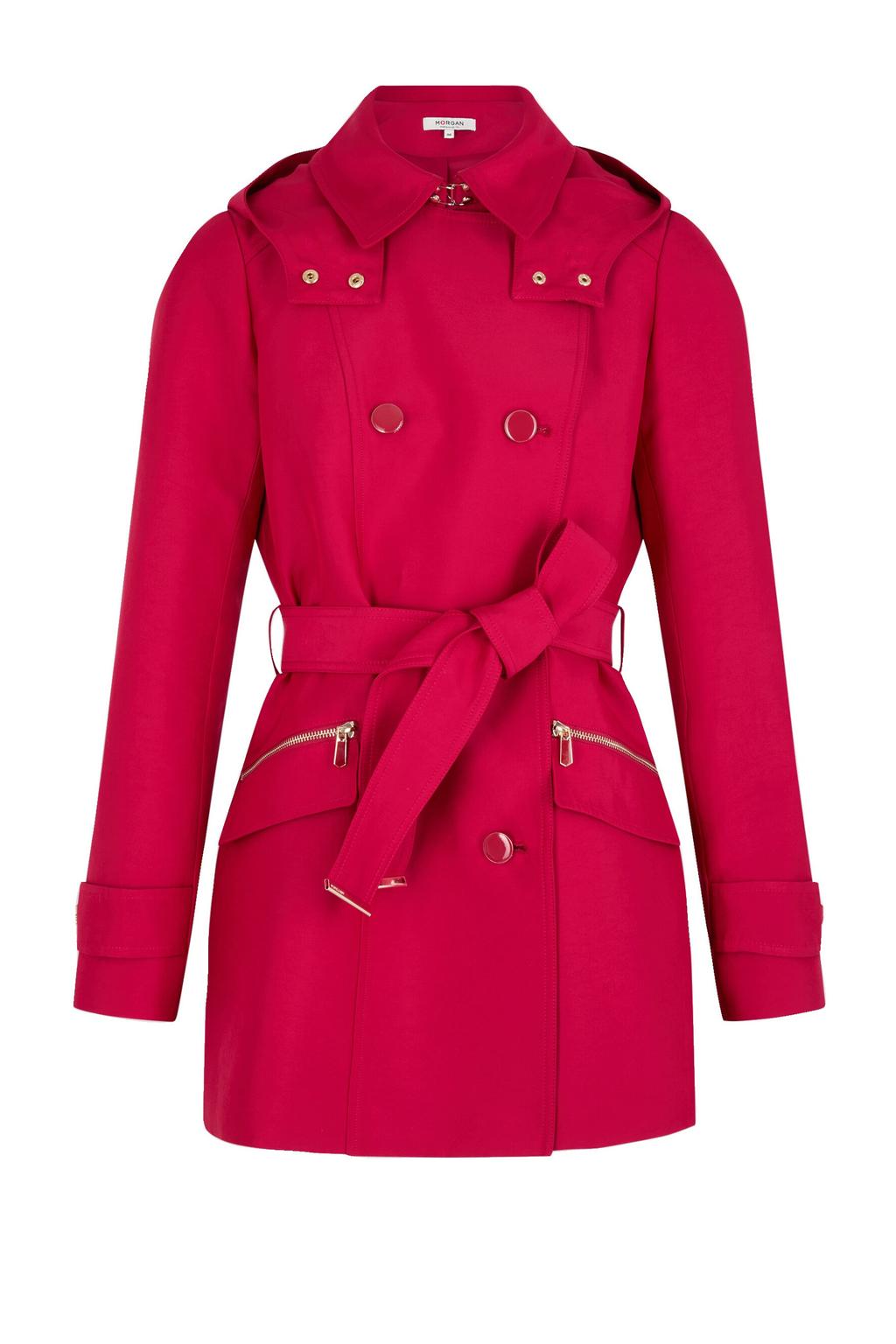Morgan trenchcoat rood