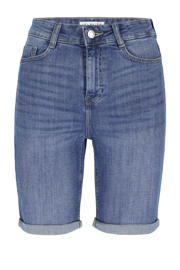 thumbnail: LOLALIZA straight regular waist denim short medium blue denim