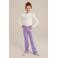 WE Fundamentals flared legging lila