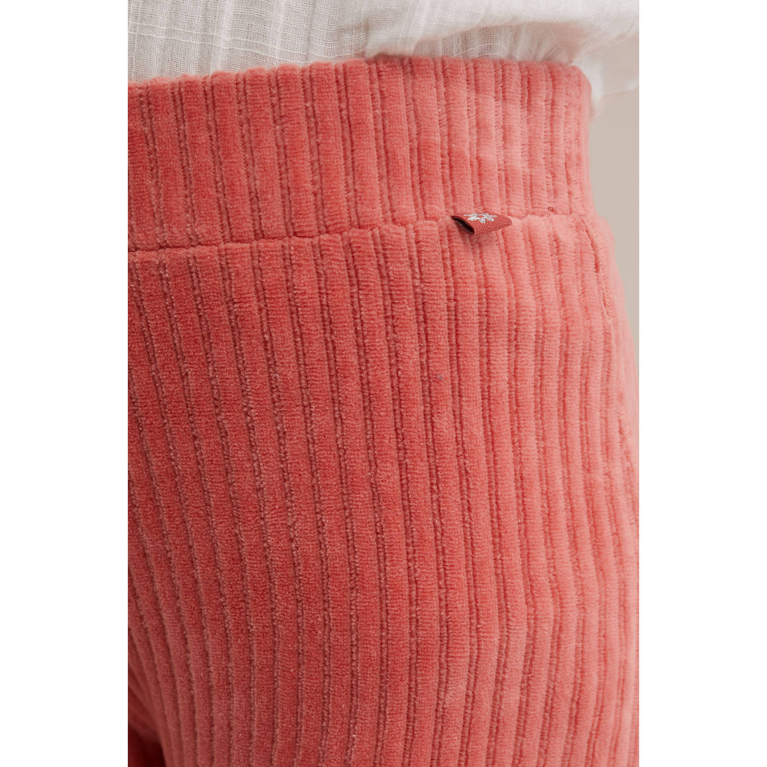 WE Fashion WE Fundamentals flared legging oranje