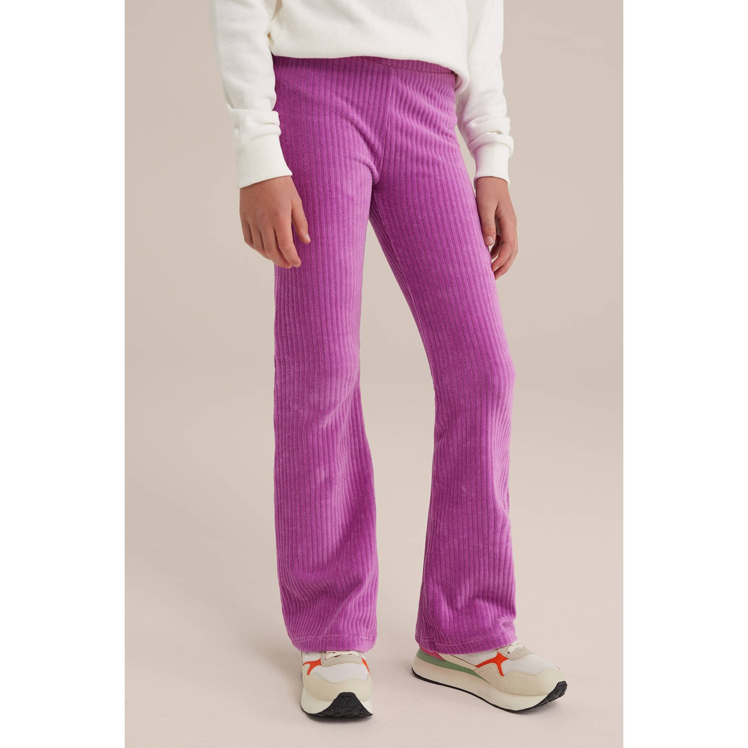WE Fashion WE Fundamentals flared legging lavendel