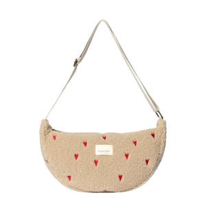 crossbody tas Teddy Hearts ecru