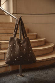 thumbnail: Studio Noos luiertas Brown Teddy Hearts Mom Bag bruin