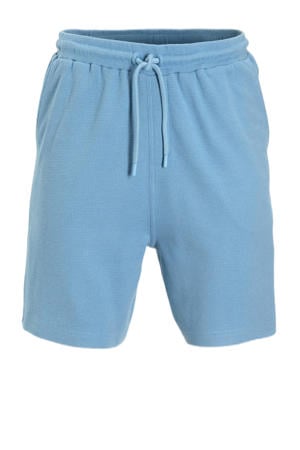 waffle short lichtblauw