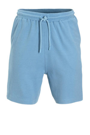 waffle short lichtblauw