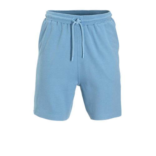 anytime waffle short lichtblauw afbeelding