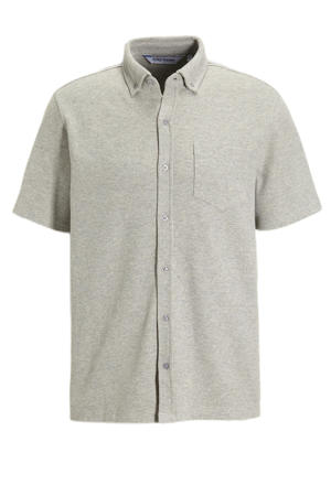 waffle shirt grijs melange