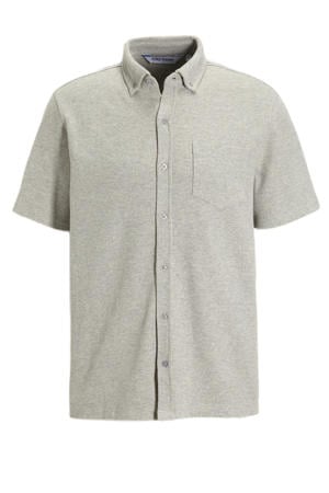 waffle shirt grijs melange