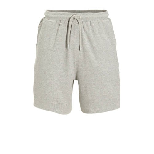 anytime waffle short grijs melange afbeelding
