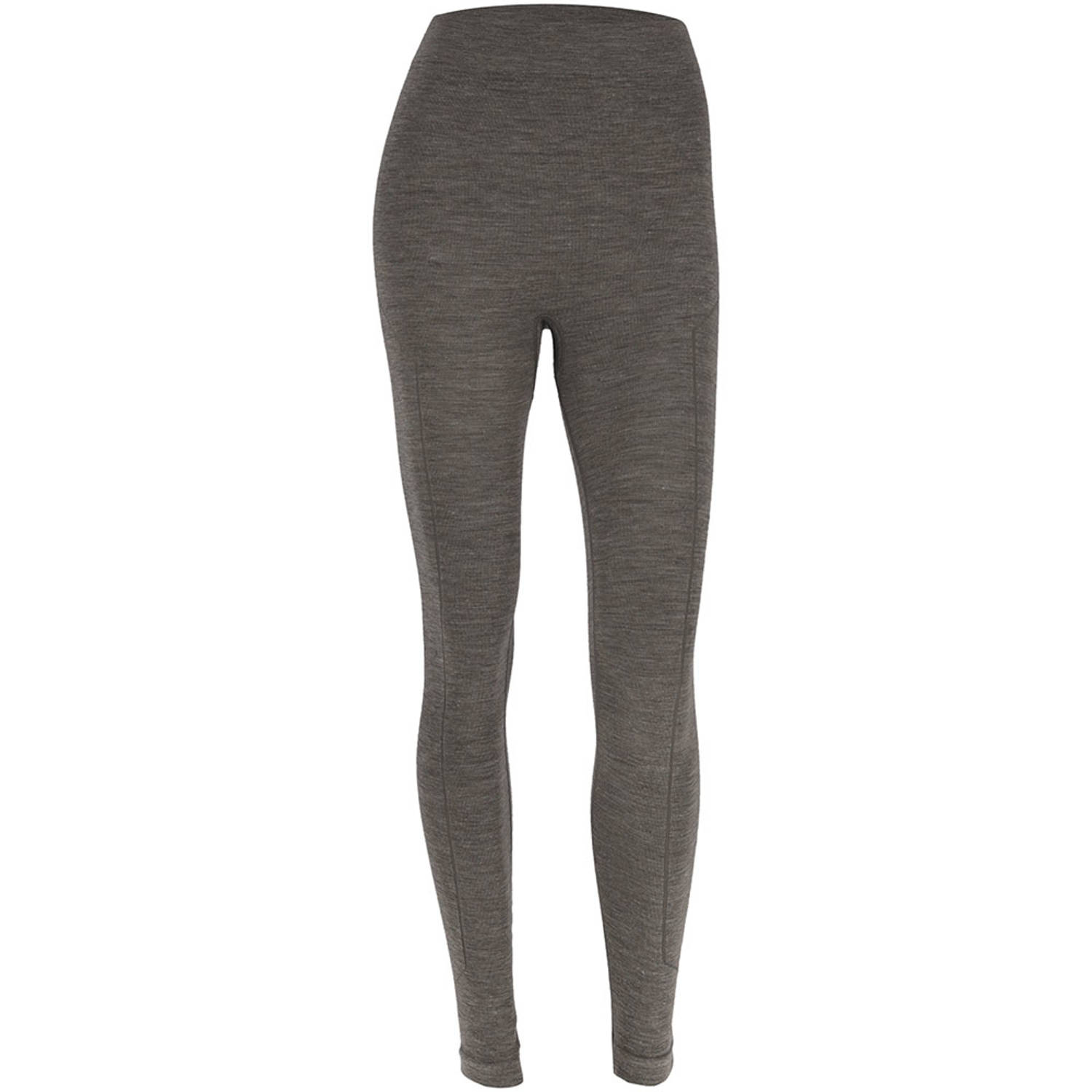 Xtreme thermolegging met merino wol grijs melange