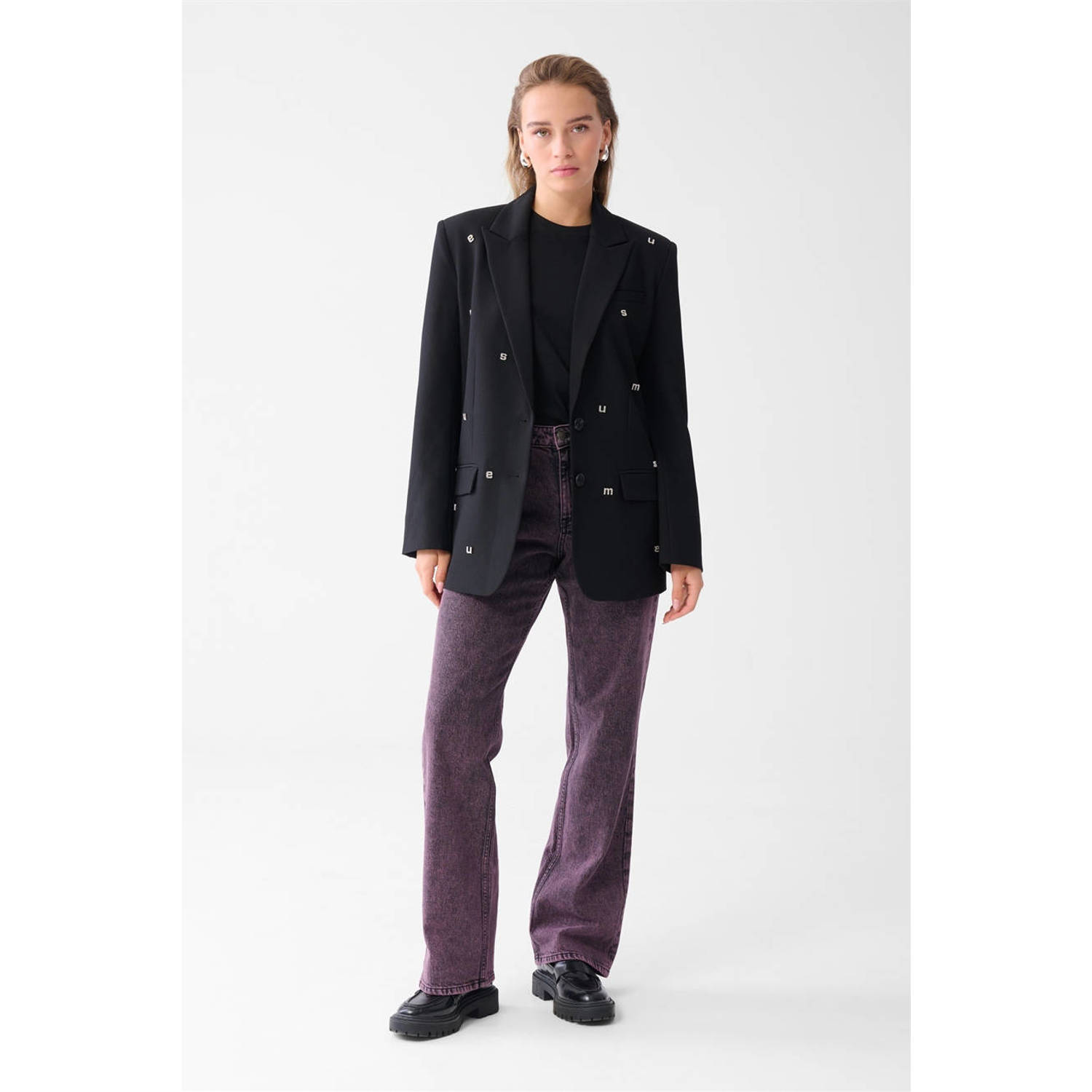 Shoeby oversized blazer zwart
