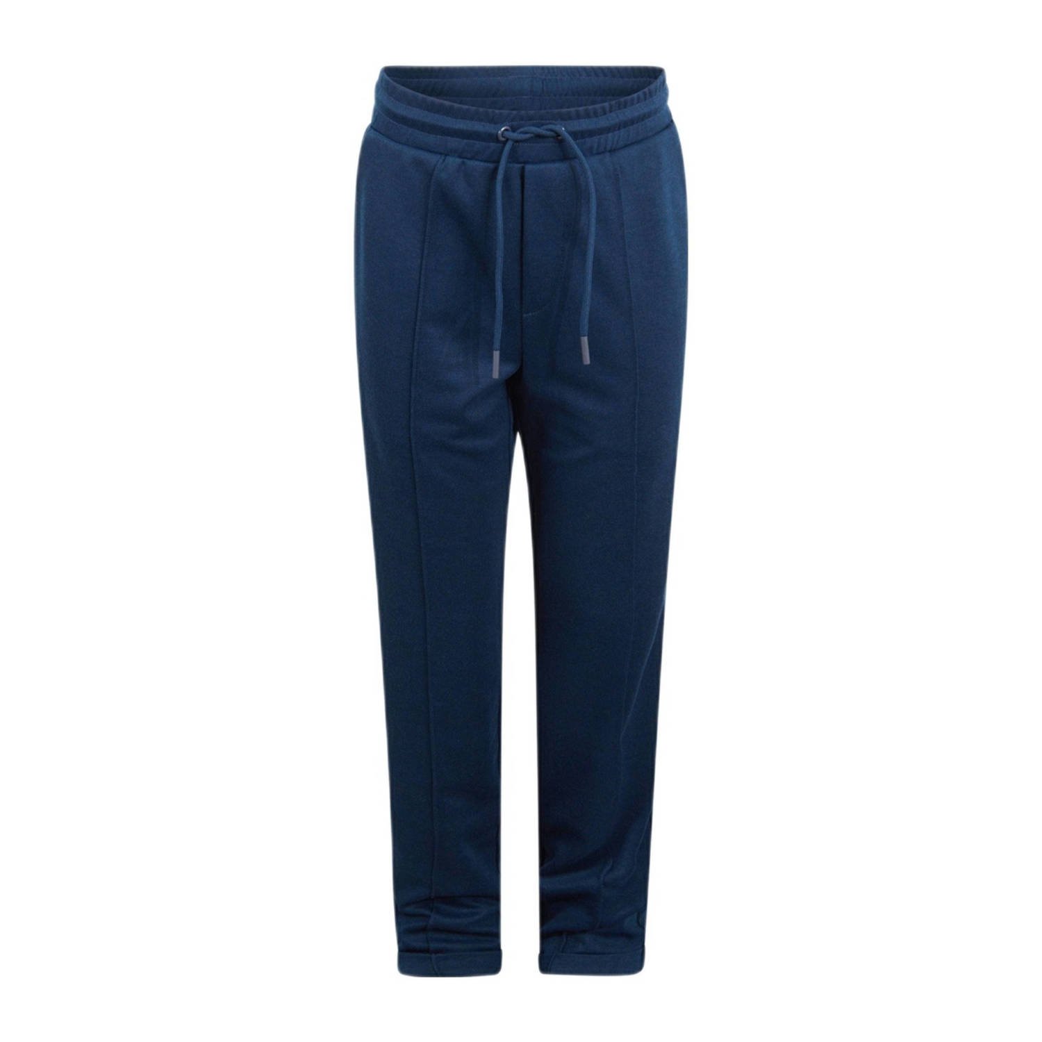 Shoeby slim casual broek donkerblauw