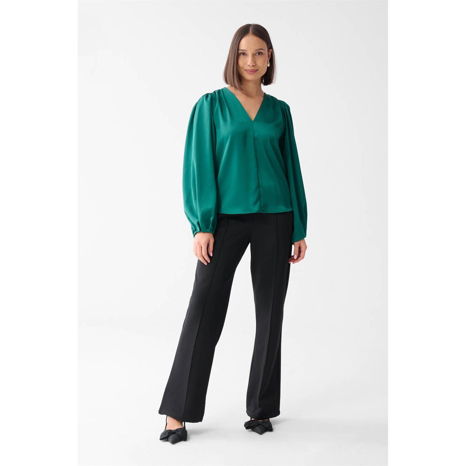 Shoeby blousetop groen