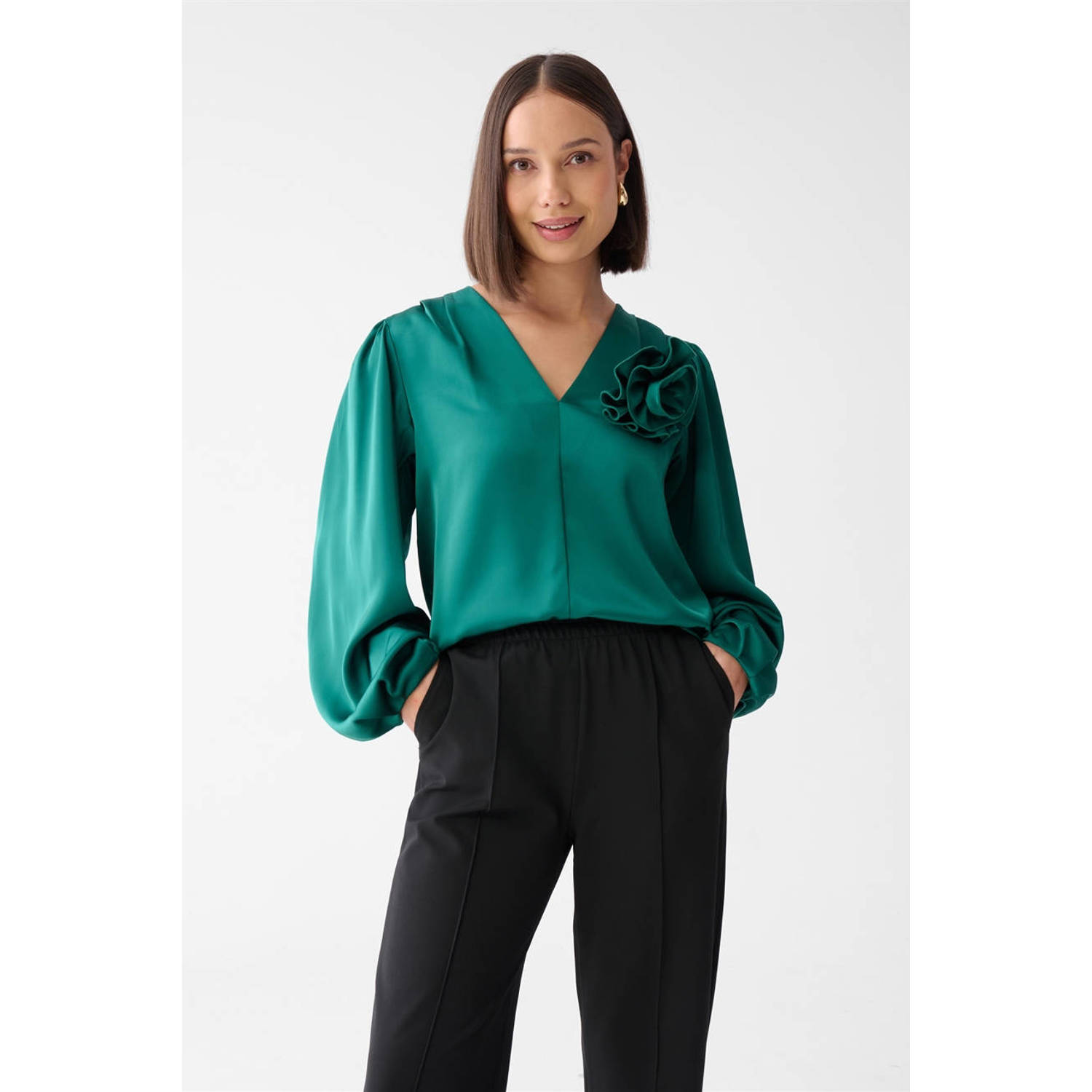 Shoeby blousetop groen