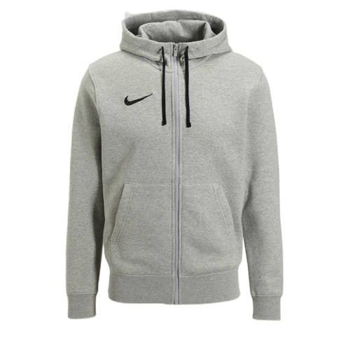 Nike sweatvest grijs melange afbeelding