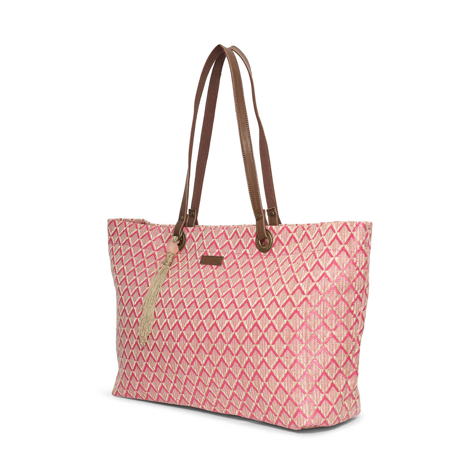 Bulaggi shopper Sunny zigzag roze