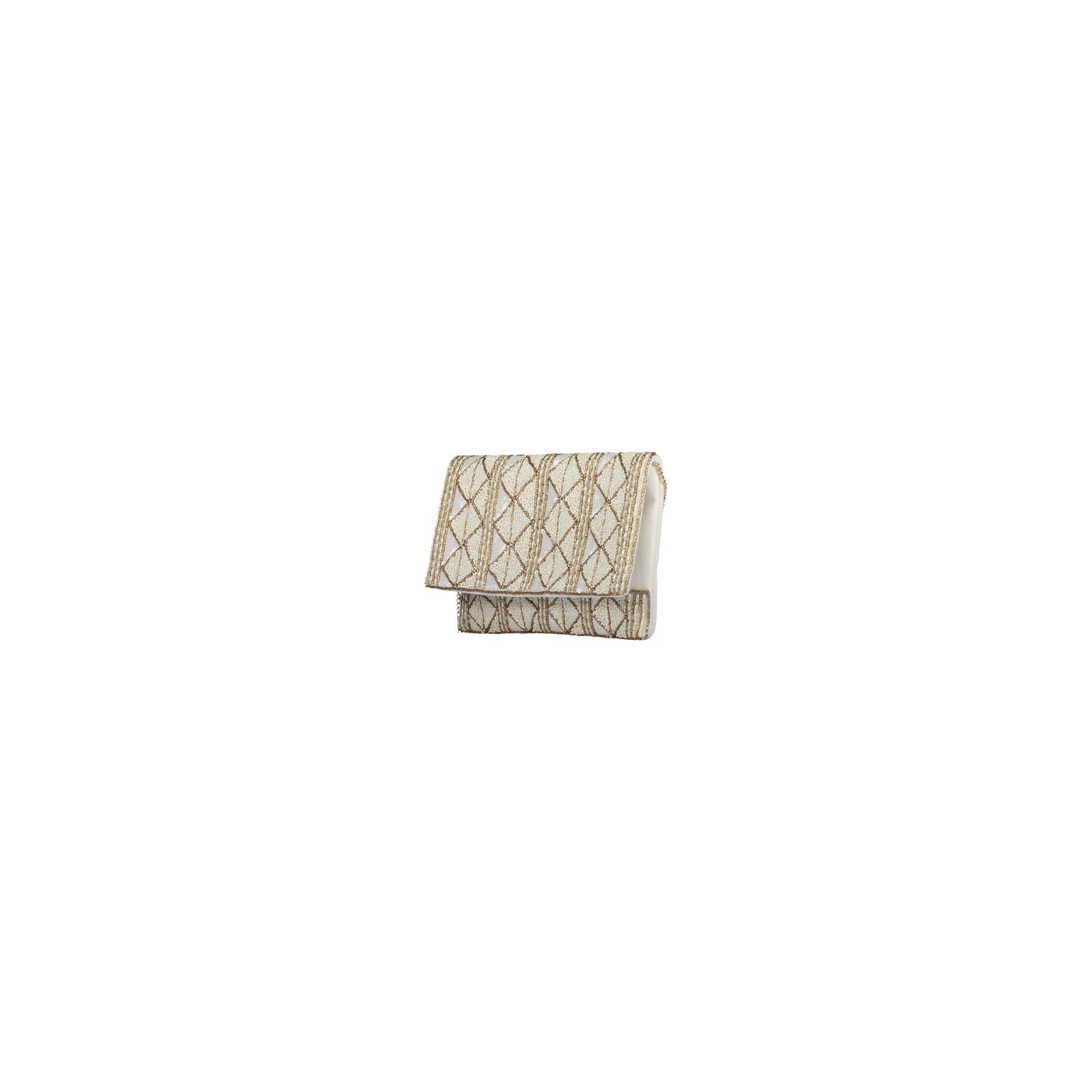 Bulaggi clutch met strass Aztek beige