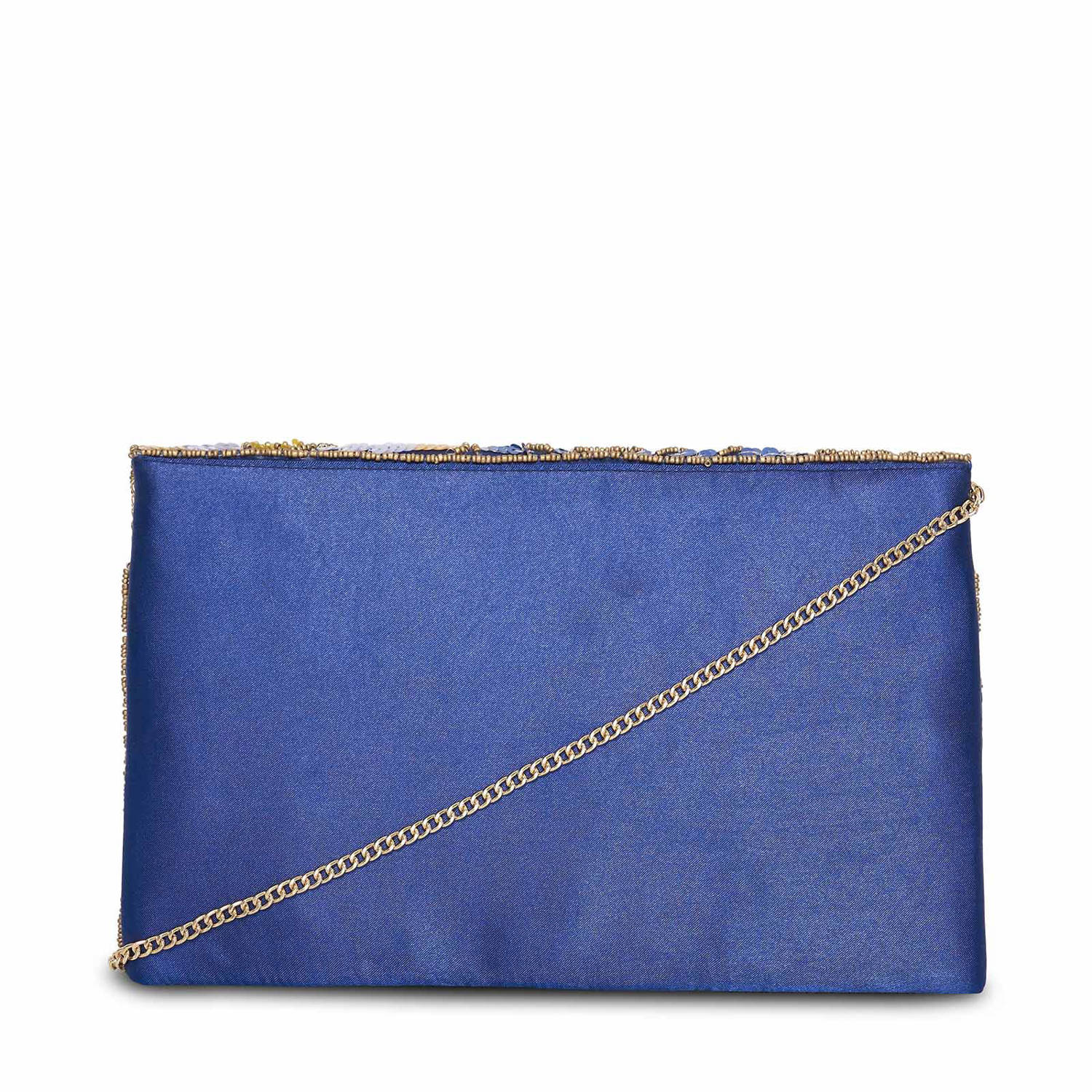 Bulaggi clutch met strass Flower paars