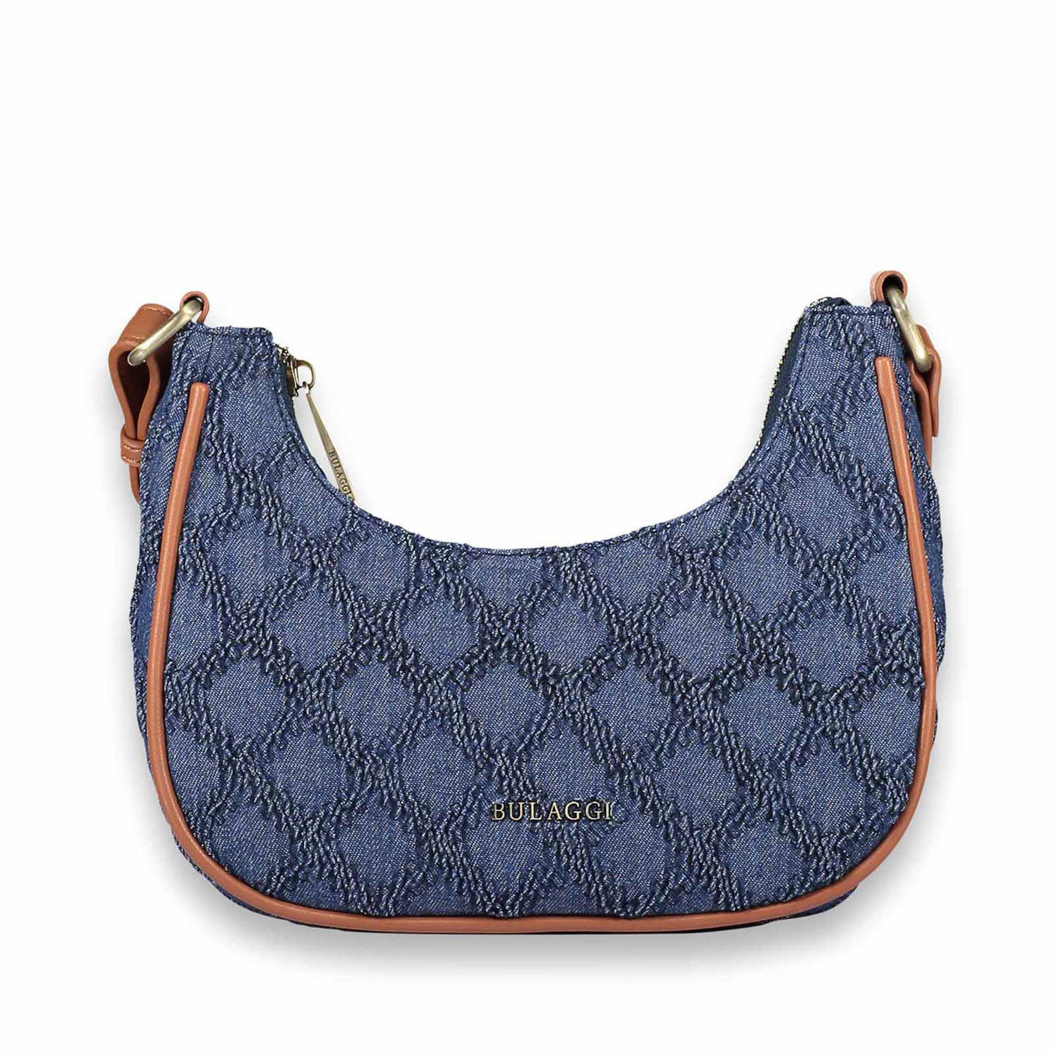 Bulaggi denim crossbody tas Hobo blauw