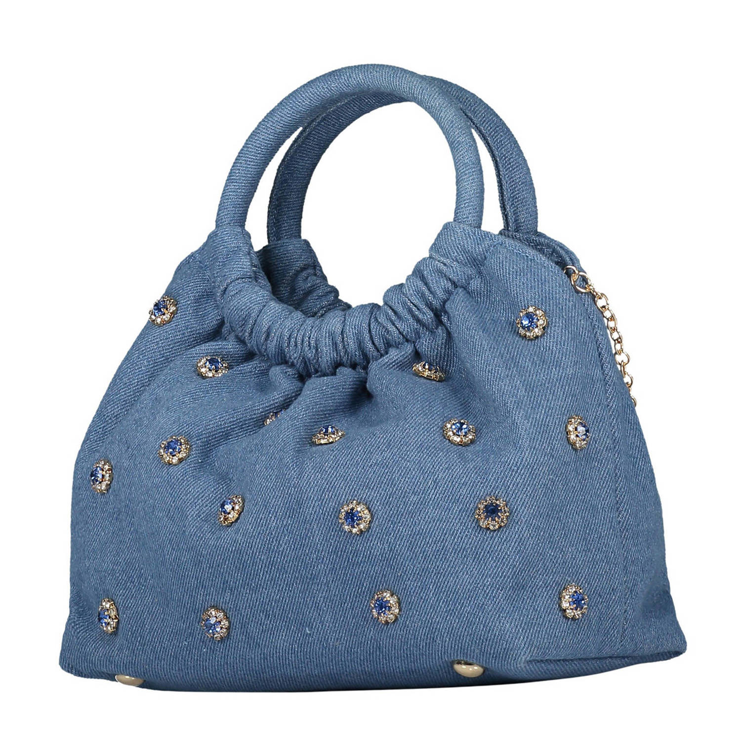 Bulaggi denim handtas blauw